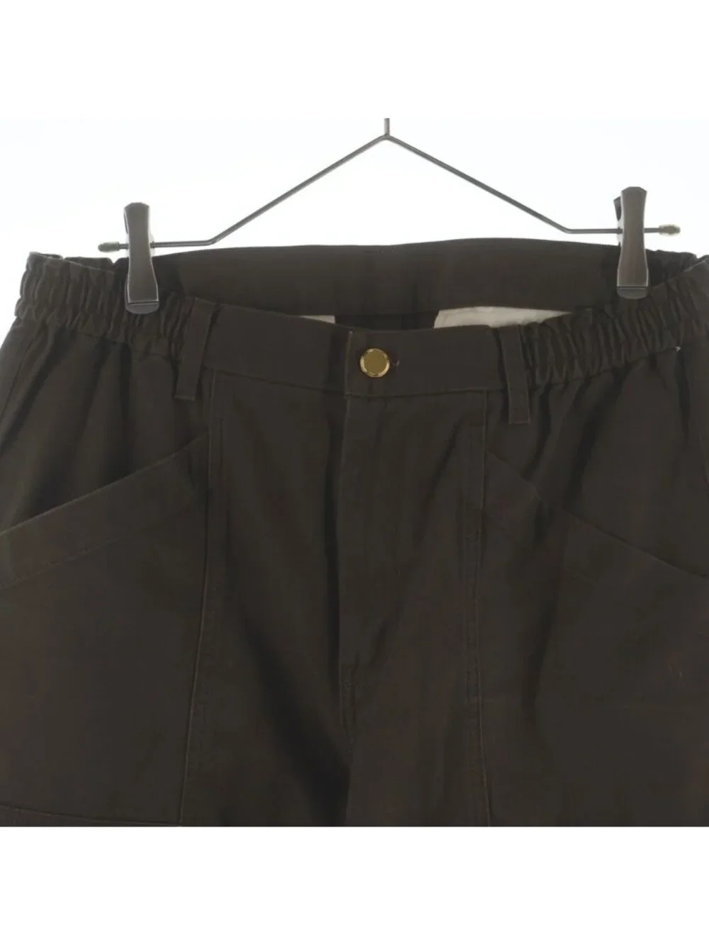 Gucci Interlocking Sherry Line Cotton Cargo Pants Olive
